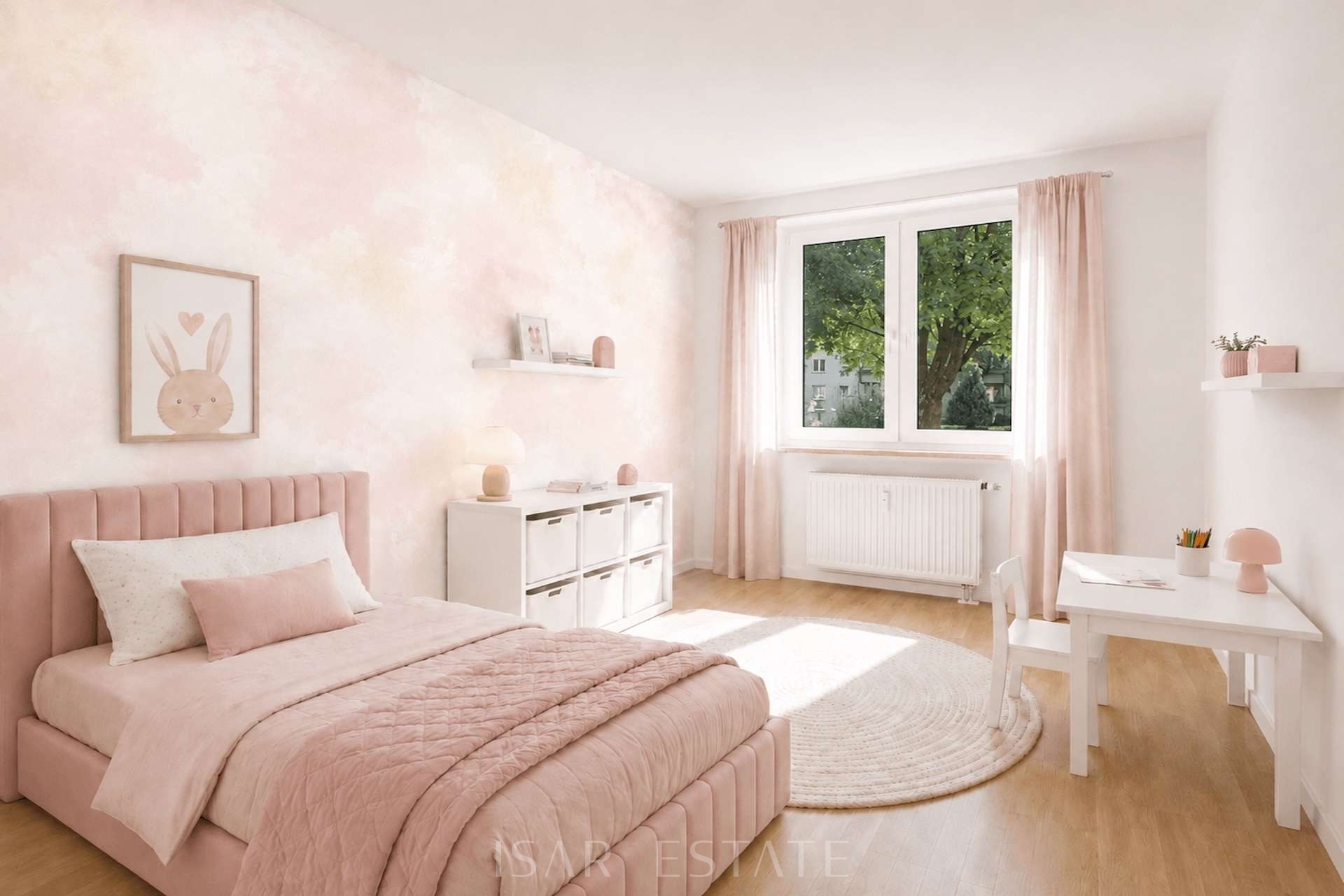 Kinderzimmer KI Visualisert 